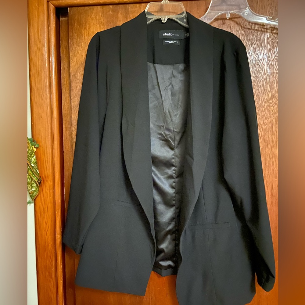 Studio Women's Black Casual Blazer